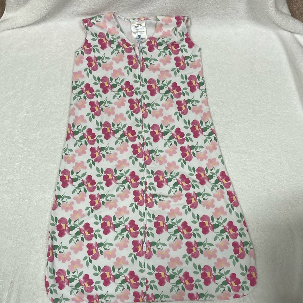 Halo back is best cotton sleepsack wearable blanket 6/12m